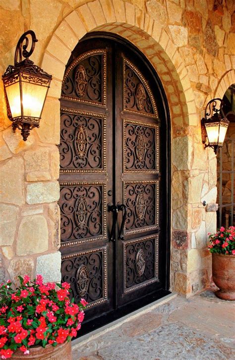 old houses with iron doors